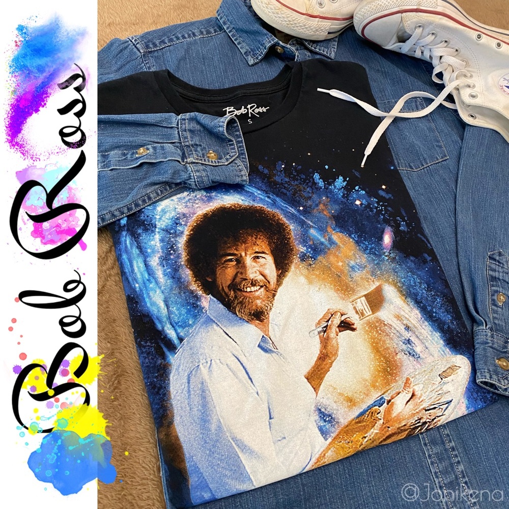 👨‍🎨🎨 BOB ROSS T-shirt!! 🤩